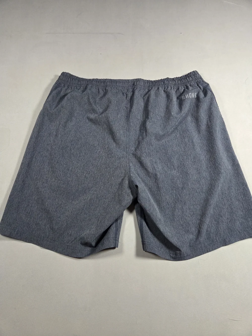 RHONE Men's Heather Grey Performance Drawstring Shorts XXL